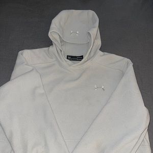 Under Armor White hoodie cold gear